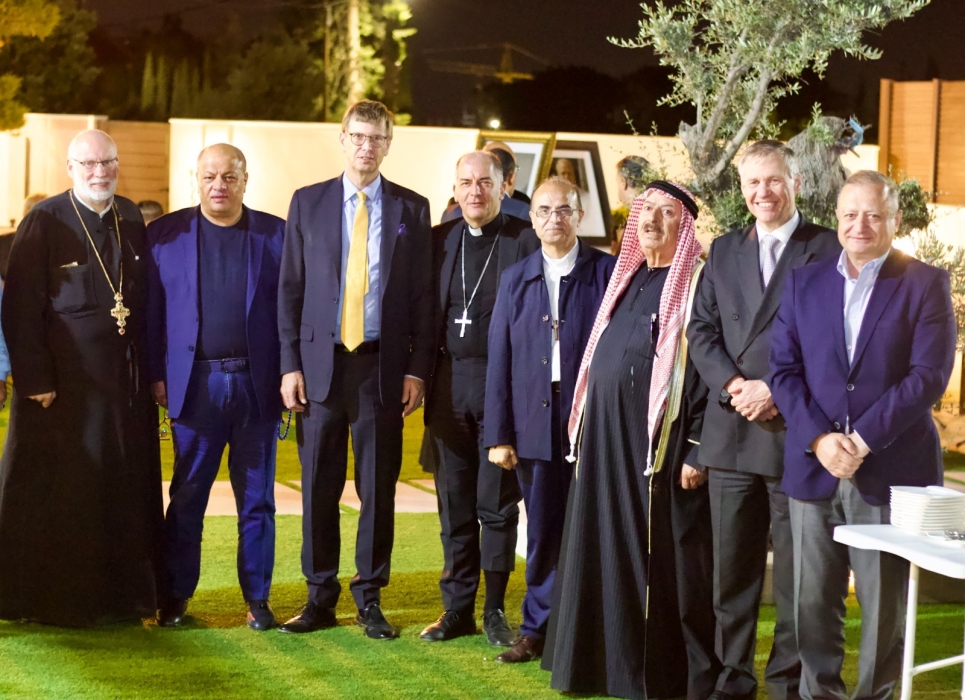 سفير دولة الفاتيكان في الأردن بضافية سنديانة الفحيص نعيم الزيادات