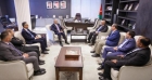 أبو صعيليك يلتقي نقيب الصحفيين وعدداً من أعضاء النقابة