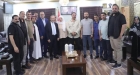 وزير الإدارة المحلية يتفقد سير العمل في بلدية الرصيفة