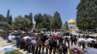 40 ألفا يؤدون صلاة الجمعة في المسجد الأقصى