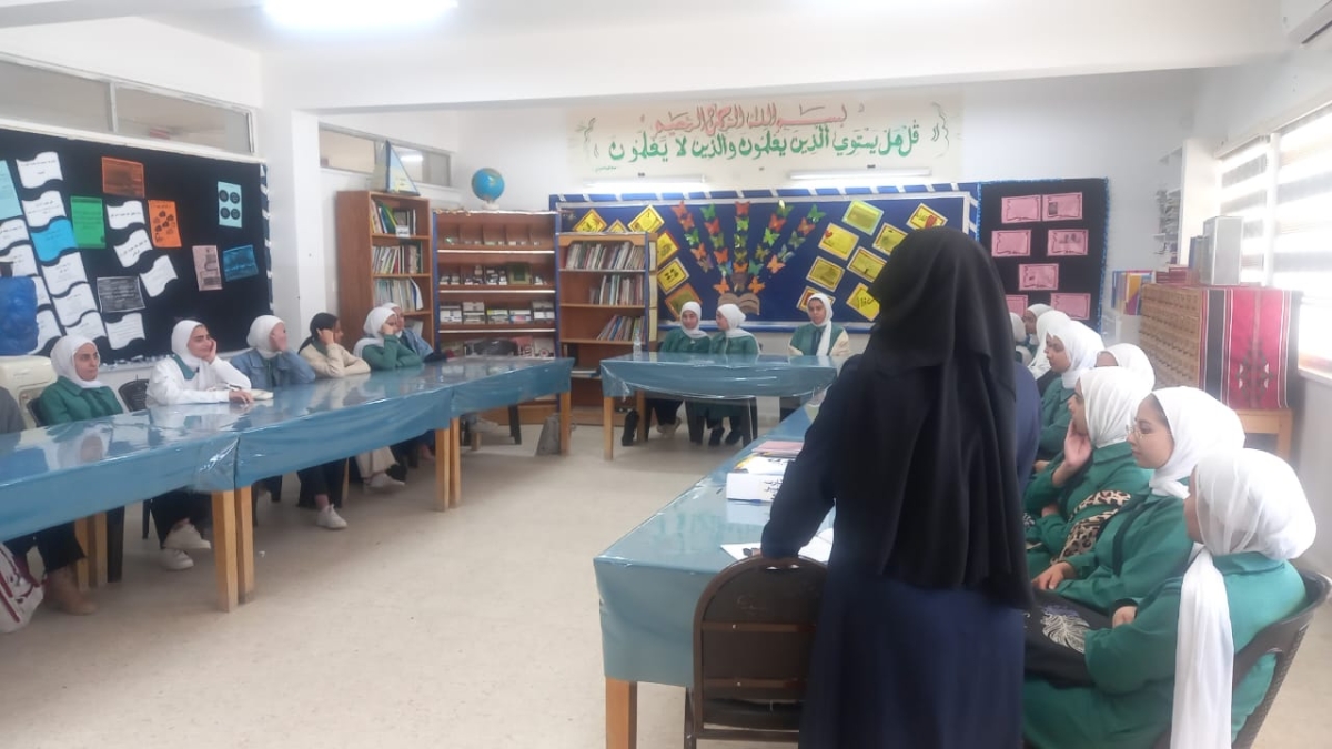 مركز شابات مؤاب ينفذ محاضرة توعوية في الثقافة الدينية بمدرسة الحسينية الثانوية