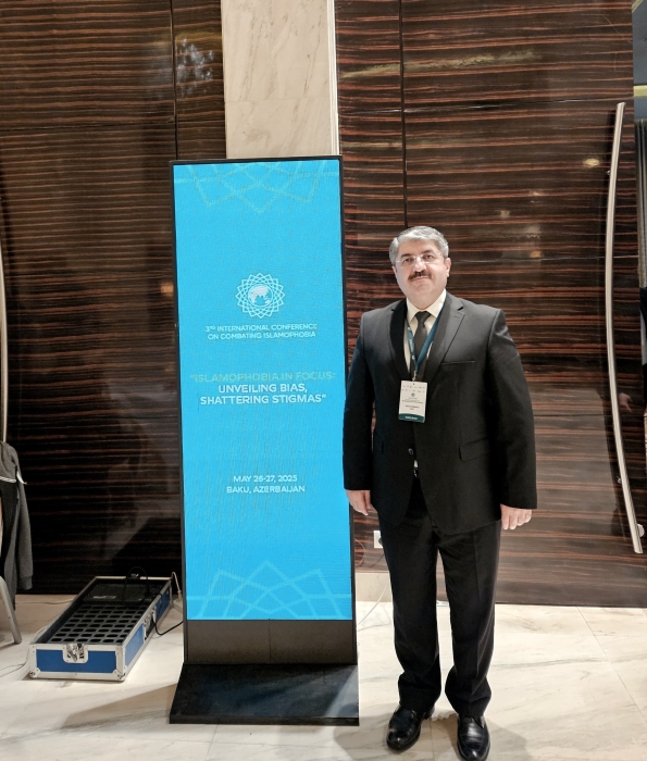 المؤتمر الدولي عن الإسلاموفوبيا في أذربيجان الدكتور سيمور نصيروف