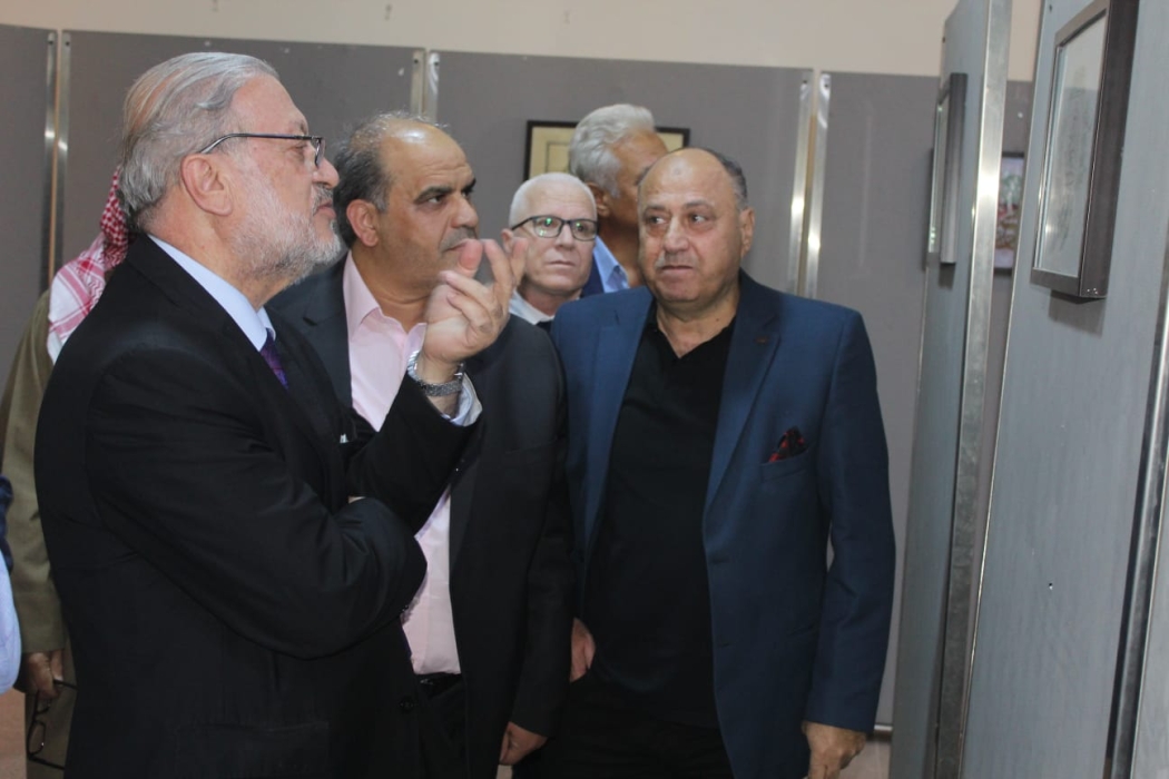 افتتاح معرض جماليات الخط العربي بمركز اربد الثقافي