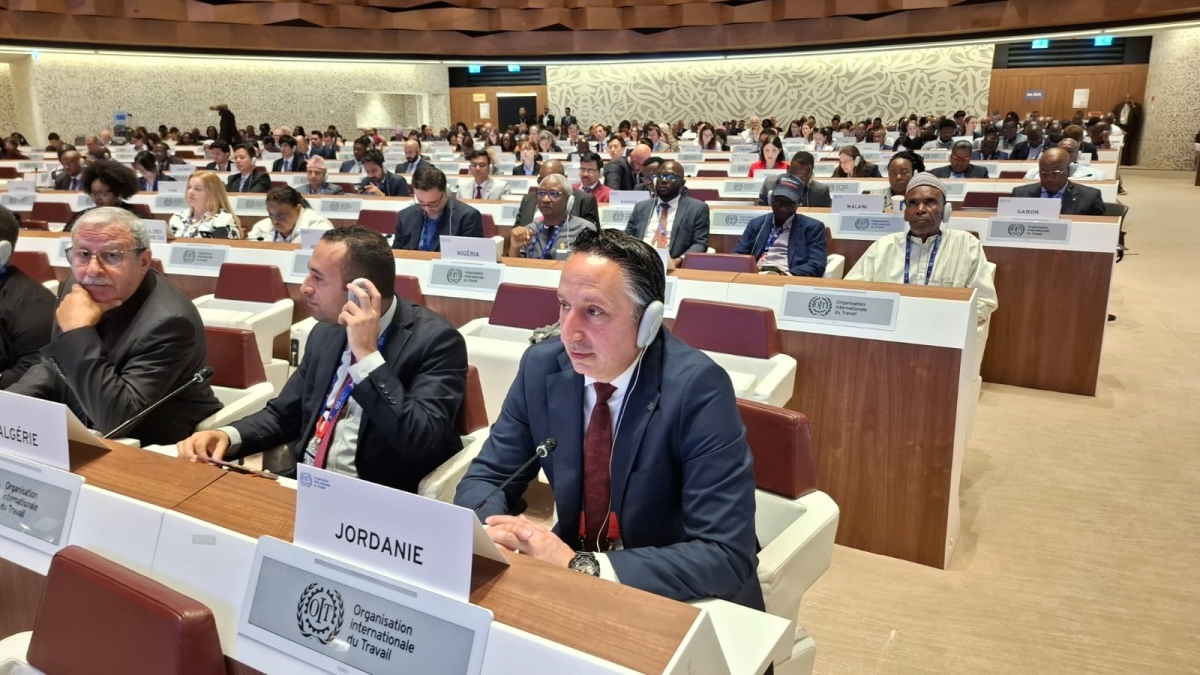النائب أبو رمان يشارك بأعمال مؤتمر العمل الدولي السنوي الـ113 في جنيف