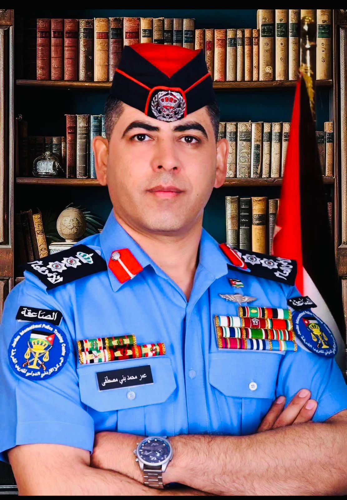 العقيد عمر عبدالكريم بني مصطفى . مبارك