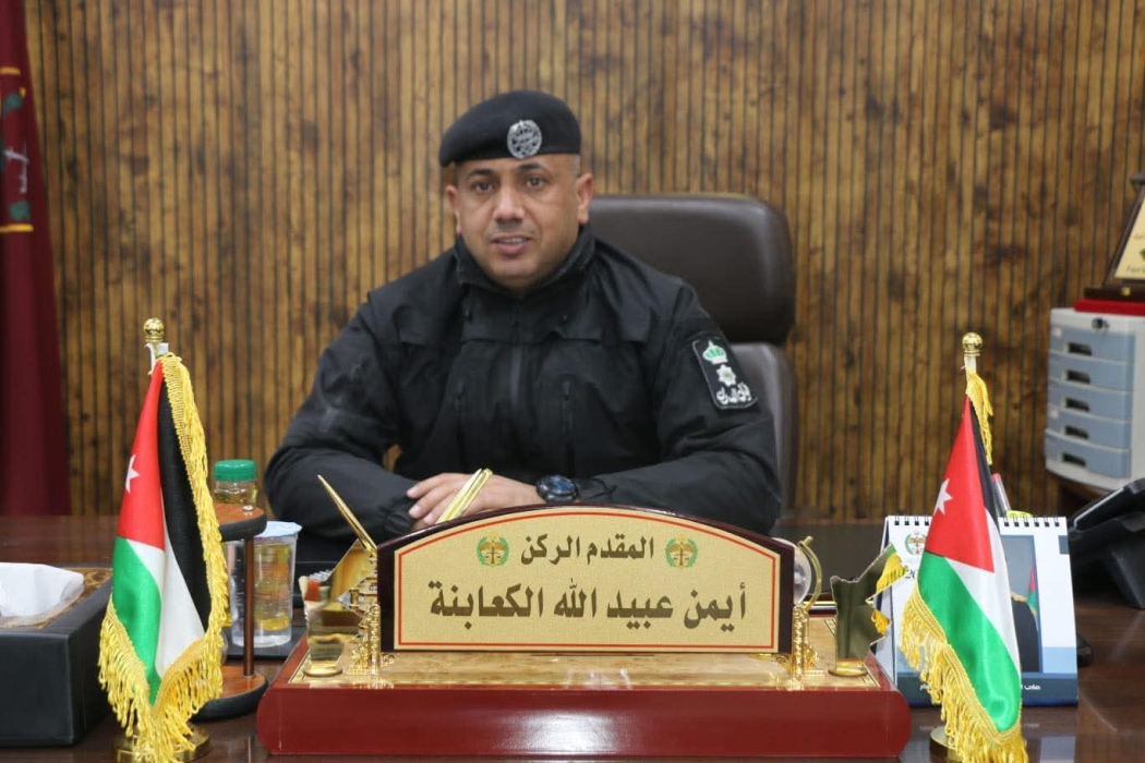 عقاب العميرات الكعابنه يهنئ المقدم أيمن عبيدالله الكعابنه بالوسام الملكي