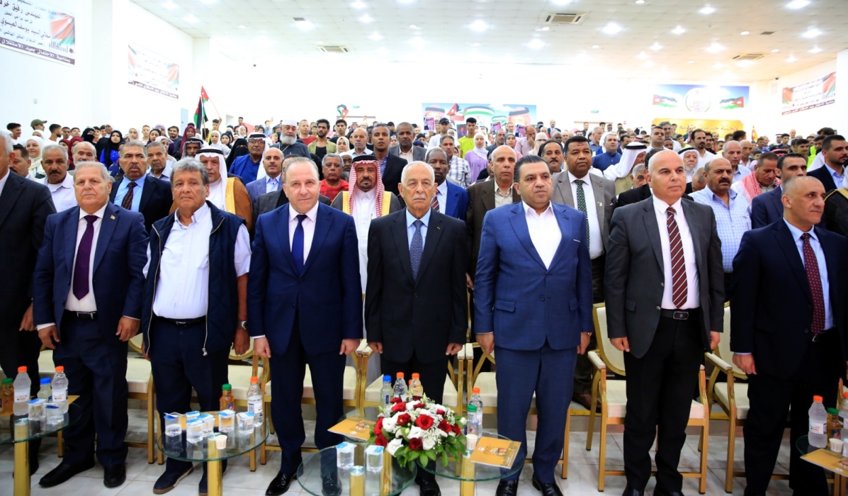 العيسوي يرعى احتفالات مخيم البقعة بالمناسبات الوطنية