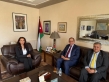 غنيمات تستقبل رئيس مجلس مفوضي هيئة تنظيم الطيران المدني الأردنية