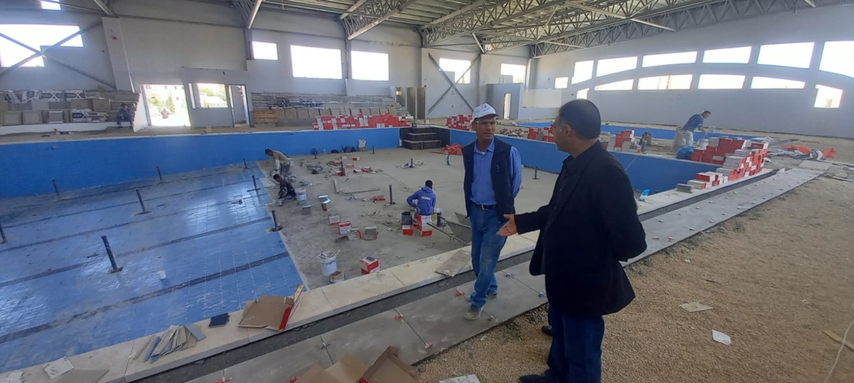 مدير شباب الكرك يتفقد المدينة الرياضية ومعسكر الحسين في المشيرفة