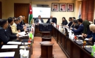رئيس هيئة الخدمة والإدارة العامة يلتقي وفد مجلس نقابة الصحفيين