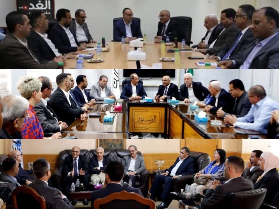 مجلس نقابة الصحفيين يبدأ جولة ميدانية بزيارة صحف الرأي والدستور والغد