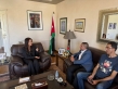 سفيرة الأردن في المغرب تستقبل الفنان العواملة
