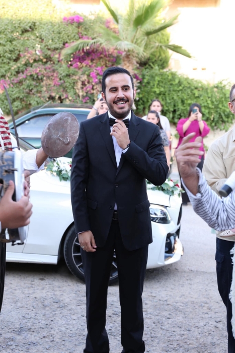 الإعلامي محمد الكعابنه يهنئ سالم شراري الكعابنه بزفاف نجله الأستاذ بلال