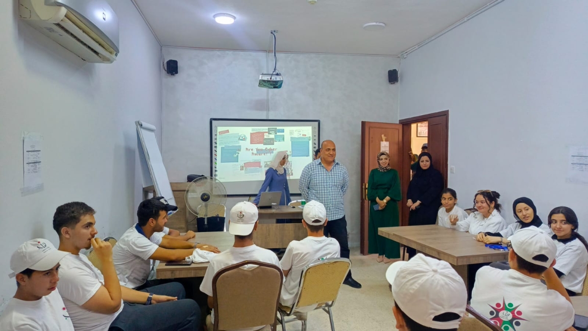 اختتام معسكر النشاط الرياضي والبدني في مركز شباب وشابات الزرقاء النموذجي