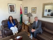 سفيرة الأردن في المغرب تستقبل سفير مملكة بلجيكا