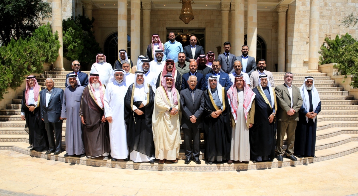 رئيس الديوان الملكي يلتقي وفدا من وجهاء ومخاتير منطقة النصر*