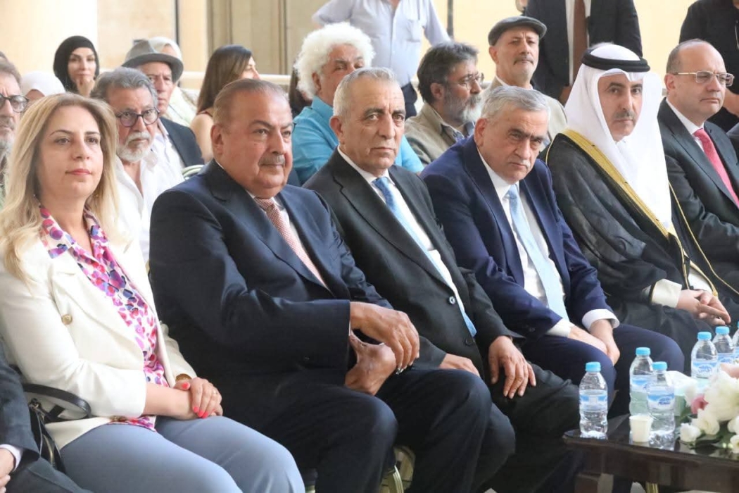 الرواشدة حفل افتتاح معرض الفن التشكيلي لسمبوزيوم الرسم والحروفية