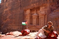 الفنان المصري سامح حسين يزور مدينة البترا الأثرية