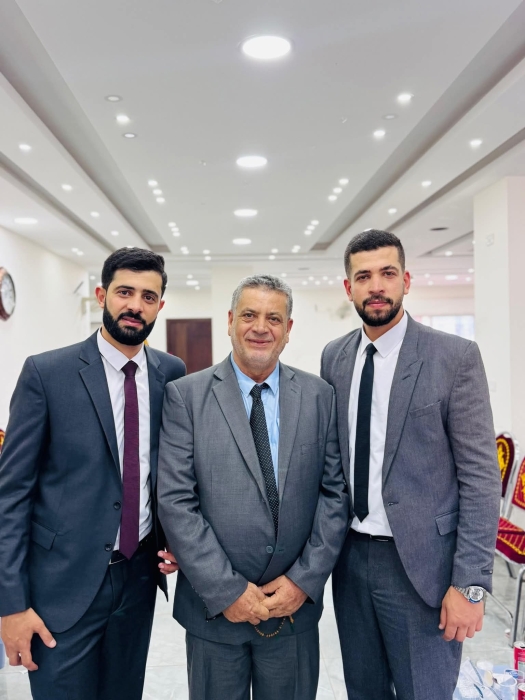 أيهم جوهر يهنئ سليمان القرارعه بعقد قران نجله المهندس صهيب