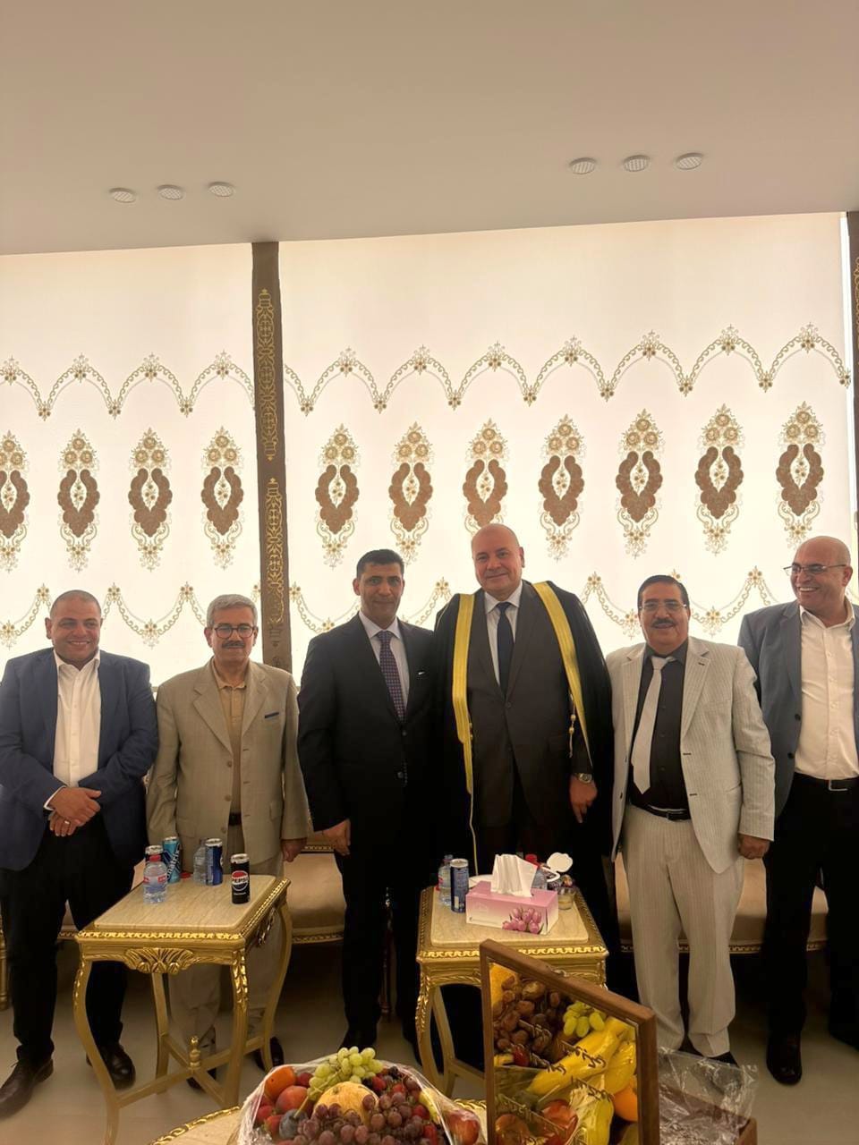رئيس رابطة عشيرة الفارس الشوابكة الدكتور المحامي صايل علي الشوبكي يستقبل وزير التنمية السياسية والشؤون البرلمانية