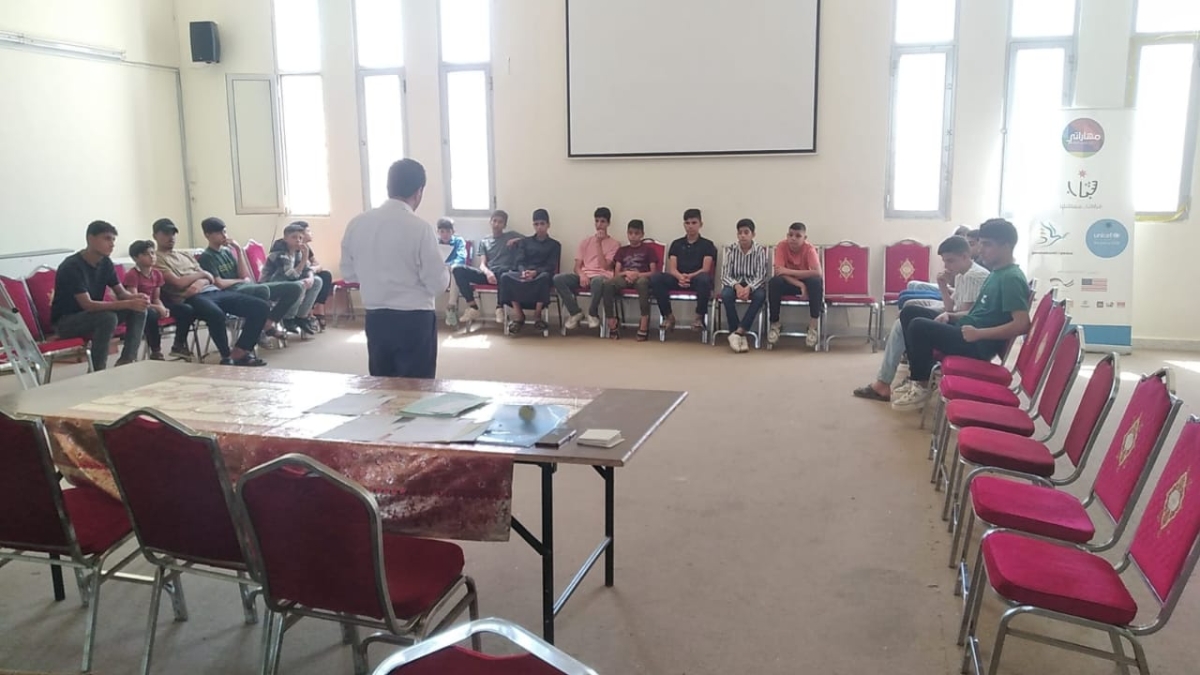 نشاط حول التغيرات المناخية في مركز شباب عي