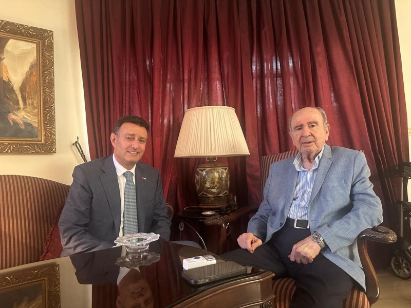 الصفدي في منزل دولة طاهر المصري