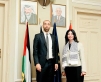 سفيرة فلسطين في الاتحاد الأوروبي تستقبل رئيس الحزب المسيحي الديمقراطي