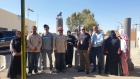 الخزاعلة يطلع على مجريات النحت البازلتي في جمعة خيرات البادية الشرقية