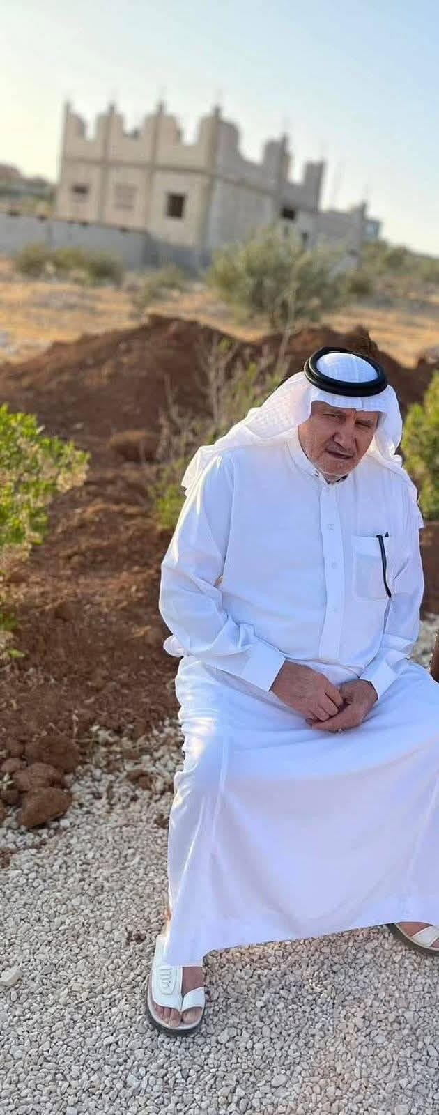 محمد الكعابنه يعزي عشيرة الشياب بني حميده بوفاة الحاج عبدالله زعل الشياب