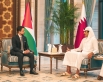 أمير قطر يستقبل ولي العهد
