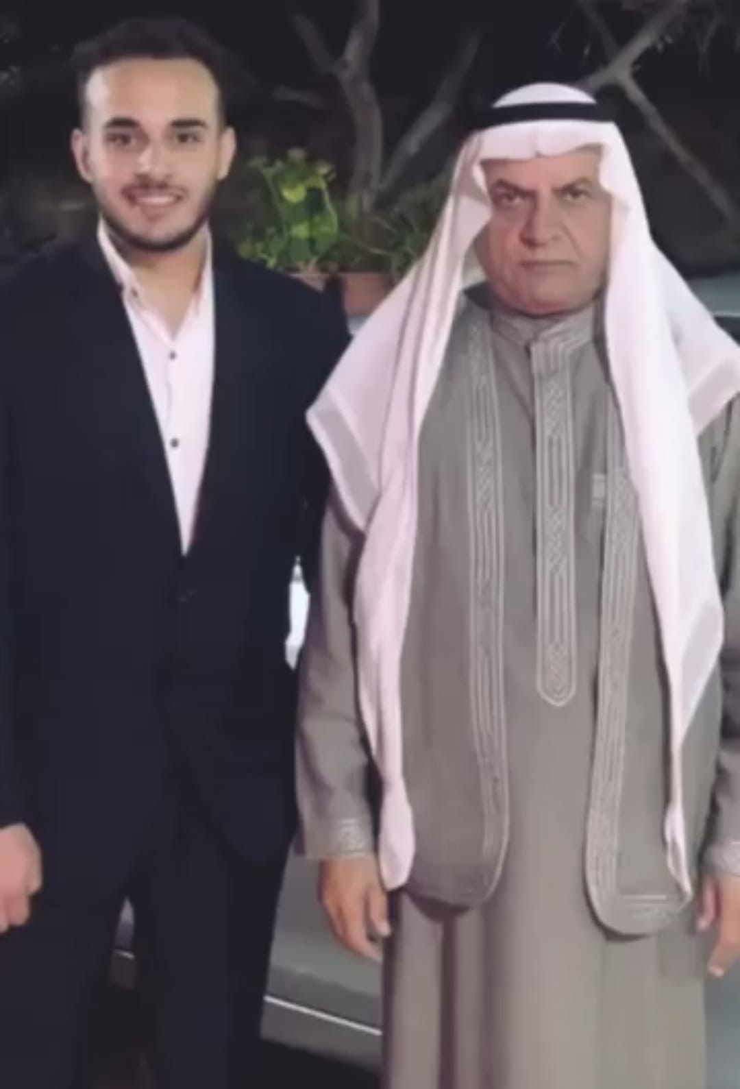 الشيخ أحمد الهواوشة يهنئ عشيرة العرامين بمناسبة زواج الشاب عبد المجيد العرامين