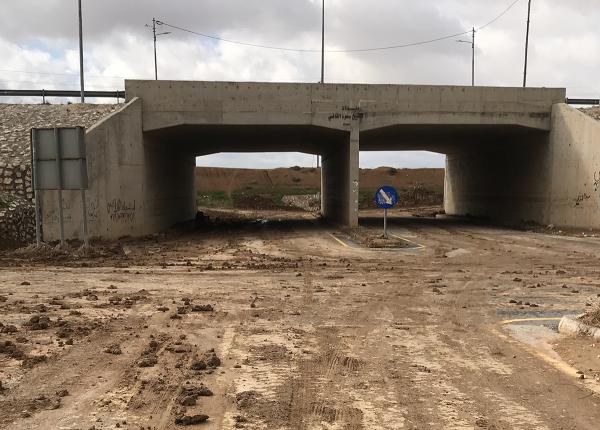20 نسبة إنجاز صيانة تحسين نظام تصريف المياه في نفق حوشا
