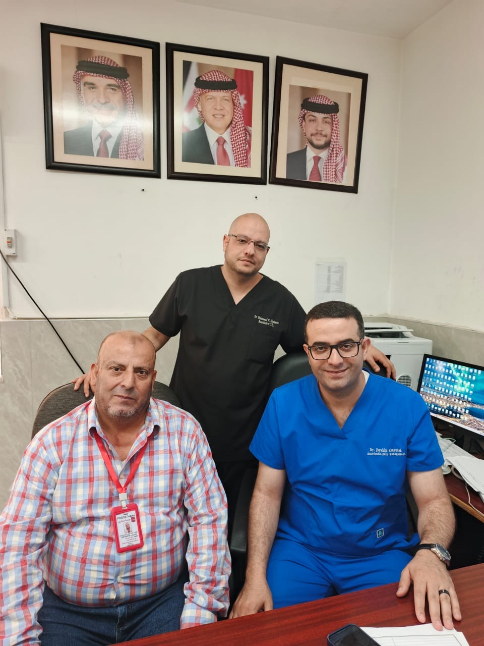 رسالة شكر وتقدير وعرفان لإدارة مستشفى البشير ممثلة بعطوفة الدكتور علي العبداللات مدير مستشفى البشير