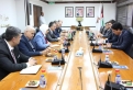 القضاة يبحث مع وفد أوزبكي الإجراءات التنفيذية للتعاون الاقتصادي