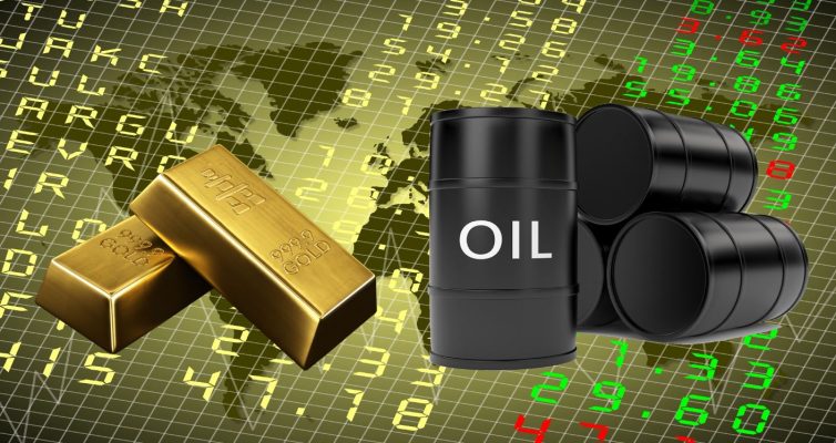 انخفاض أسعار الذهب وارتفاع النفط عالميا