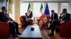 الرئيس الشرع يجتمع مع رئيسة وزراء إيطاليا في مقر البعثة الإيطالية بنيويورك
