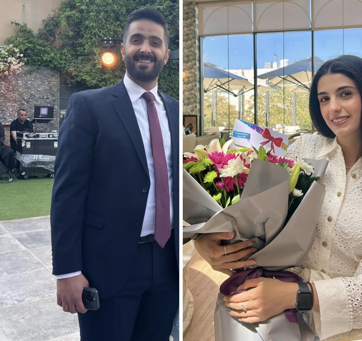 محمد الكعابنه يهنئ الدكتور محمود الكعابنه بحصول أبناءه الدكتور باسل والدكتور نور على البورد الاردني