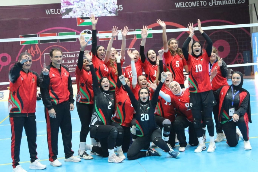 منتخب السيدات للكرة الطائرة يفوز على نظيره السوري ببطولة غرب آسيا