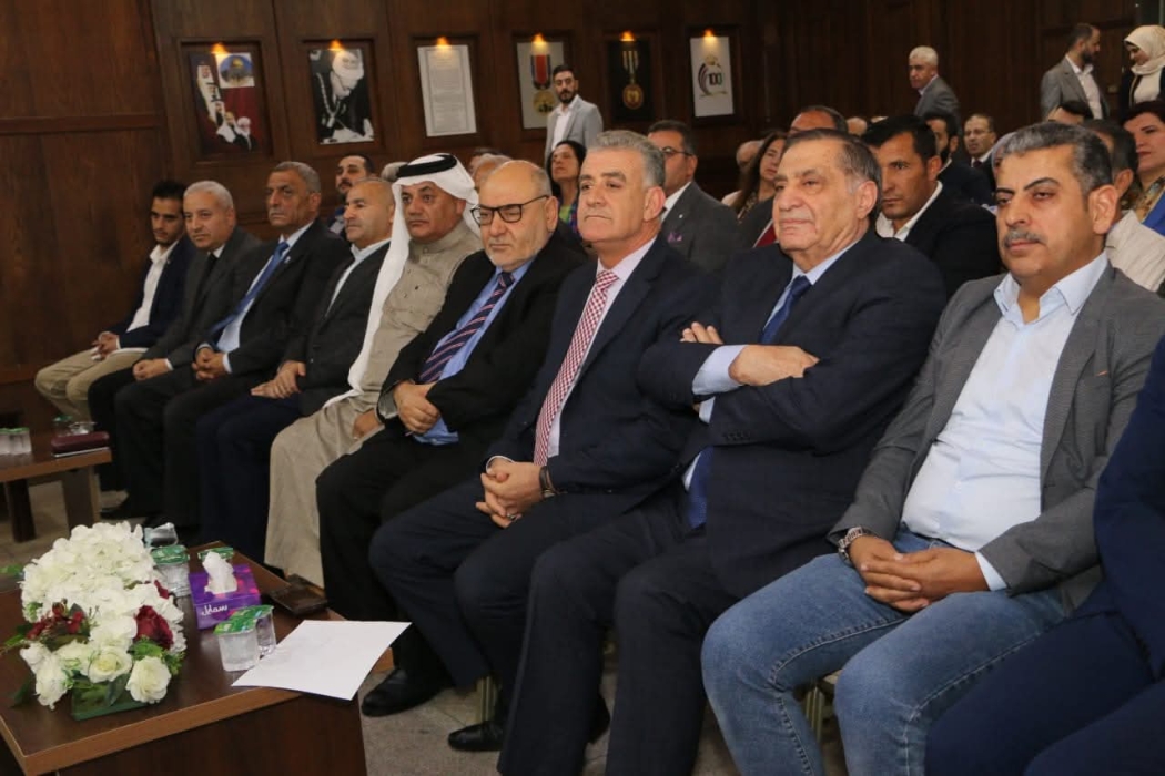 العياصرة يرعى حفل اشهار رواية اسعيدة للدكتور محمد الزيود في المكتبة الوطنية.