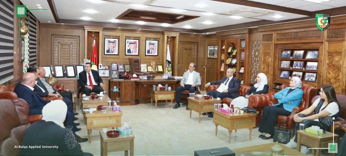 رئيس جامعة البلقاء التطبيقية يبحث سُبل التعاون مع بلدية السلط الكبرى