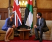 ولي العهد يجتمع بوزيرة الخارجية البريطانية في لندن