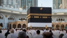 ولي عهد السعودية يدشن مشروعا لزيادة سعة المسجد الحرام 900 ألف مصل