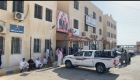 اعتصام أمام بلدية الجفر احتجاجا على انهاء خدمات مدراء تنفيذيين والنائب أبو تايه يتدخل وينهي الاعتصام