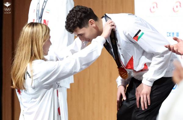 ريان أحمد يحقق ميدالية ذهبية بلعبة المواي تاي
