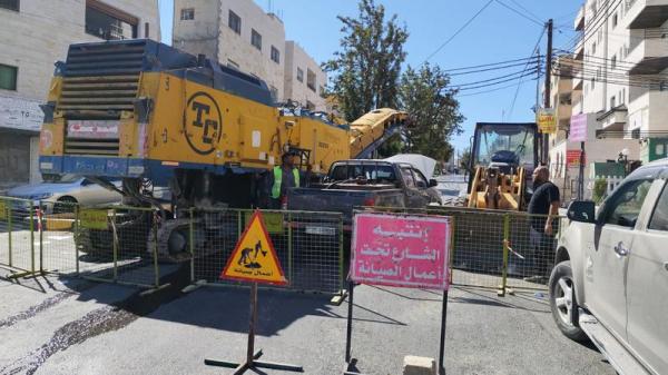 بلدية إربد: إغلاقات وتحويلات لإعادة تأهيل شارع عارف البطاينة