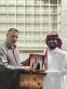 الشاعر والإعلامي مشعل العنزي في ضيافة  الزميل قاسم الحجايا  ويتسلم  نسخة من كتاب ولي العهد  ( الأمير الحسين ، مستقبل شعب وأمل أمة ) الذي أصدرته مجموعة القلعة نيوز الإعلامية