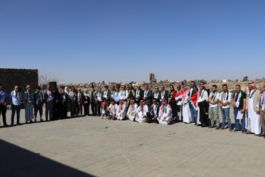 انطلاق مخيم الشباب الدولي الأردن أرض السلام في موقع أم الجمال الأثري