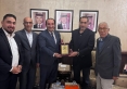 السفير القضاة يستقبل  نقيب وأعضاء مجلس نقابة المقاولين الأردنيين في دمشق