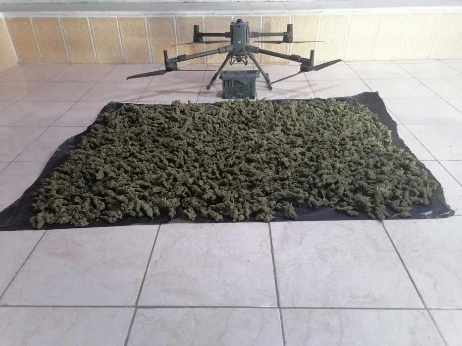 المطقة العسكرية الجنوبية تُحبط محاولة تهريب مواد مخدّرة بواسطة طائرة مسيّرة