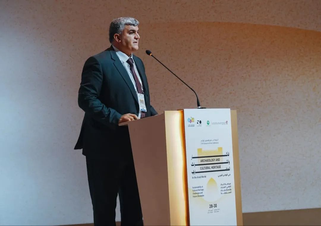 الخوالدة يشارك في أعمال مؤتمر الآثار والتراث الحضاري بقطر